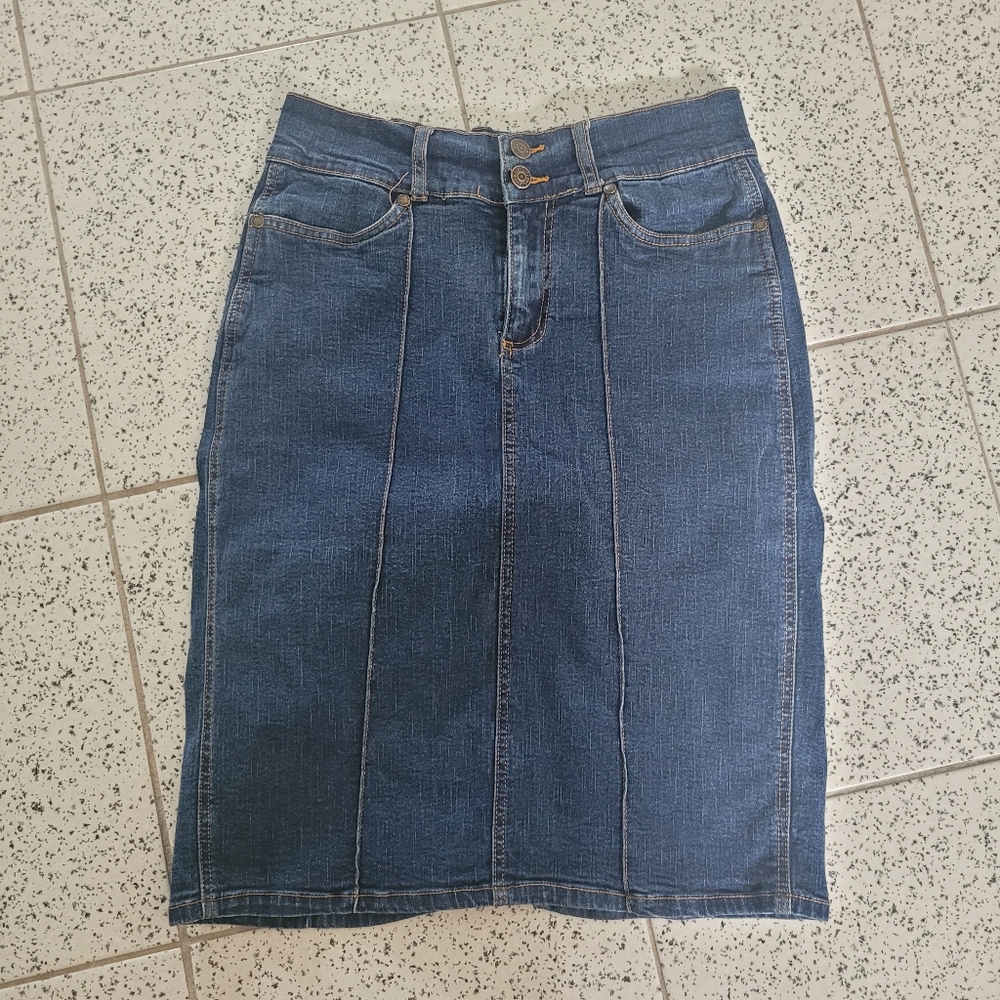 Y2k denim skirt